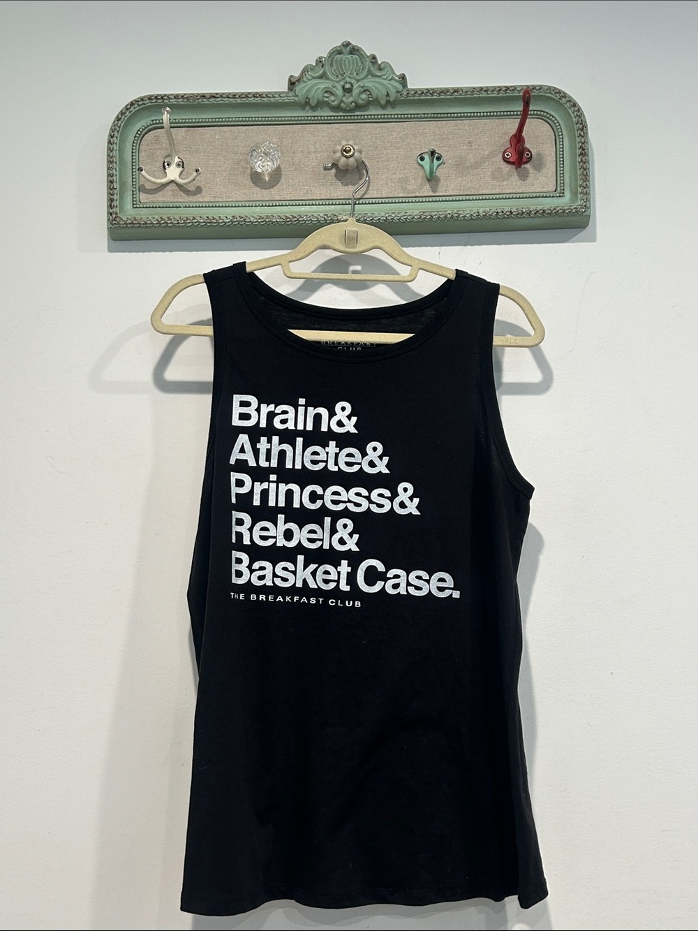 The Breakfast Club Cult Classic Movie Black Graphic Tank Top Women's